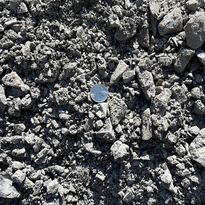 Number 610 crushed limestone 1 inch to minus