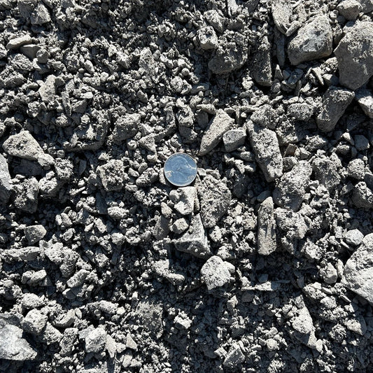 Number 610 crushed limestone 1 inch to minus