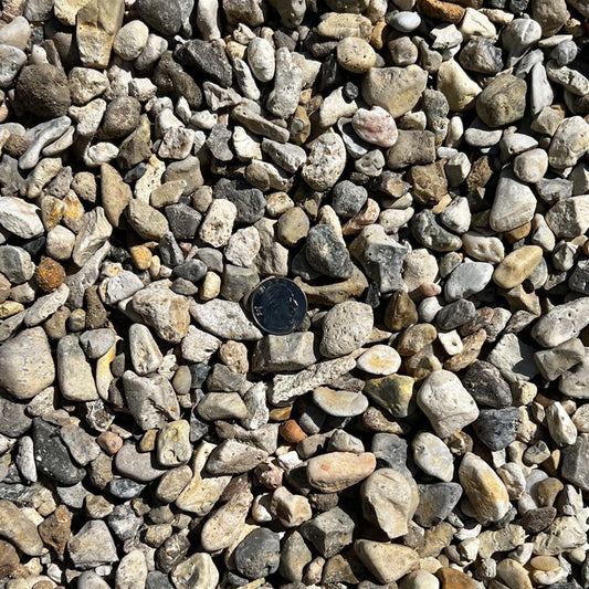 River Gravel 3/4 inch rounded decorative stone