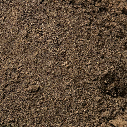 Screened topsoil for lawns and gardens